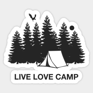 Live Love Camp Sticker